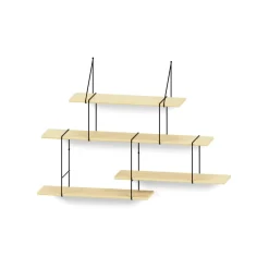 Studio Hausen Système d'Étagères Link Set 2 Frêne / Noir > Rangements|Etagères