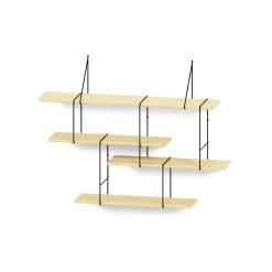 Studio Hausen Système d'Étagères Link Set 1 Frêne / Noir > Rangements|Etagères
