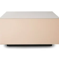 HK Living Table basse Bloc Miroir - 60 x 60 x 32 cm - Nude > Tables Basses & D'appoint