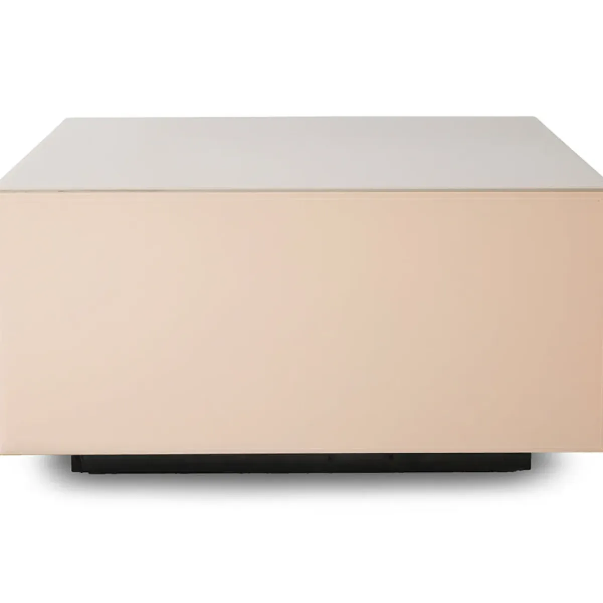 HK Living Table basse Bloc Miroir - 60 x 60 x 32 cm - Nude > Tables Basses & D'appoint