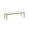 Hay Table basse Kofi Chêne Massif u0026 Verre Roseau Transparent - l 140 x L 50 x h 36 cm > Tables Basses & D'appoint
