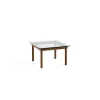 Hay Table basse Kofi Noyer Massif u0026 Verre Clair - l 60 x L 60 x h 36 cm > Tables Basses & D'appoint