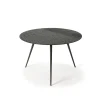 Ethnicraft Table basse Luna en mineaux - noir - Ø 65 x h 41 cm > Tables Basses & D'appoint