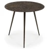 Ethnicraft Table basse Luna - Lava - Whisky - Ø 50 x h 45 cm > Tables Basses & D'appoint