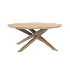 Ethnicraft Table basse Mikado Chêne Ronde > Tables Basses & D'appoint