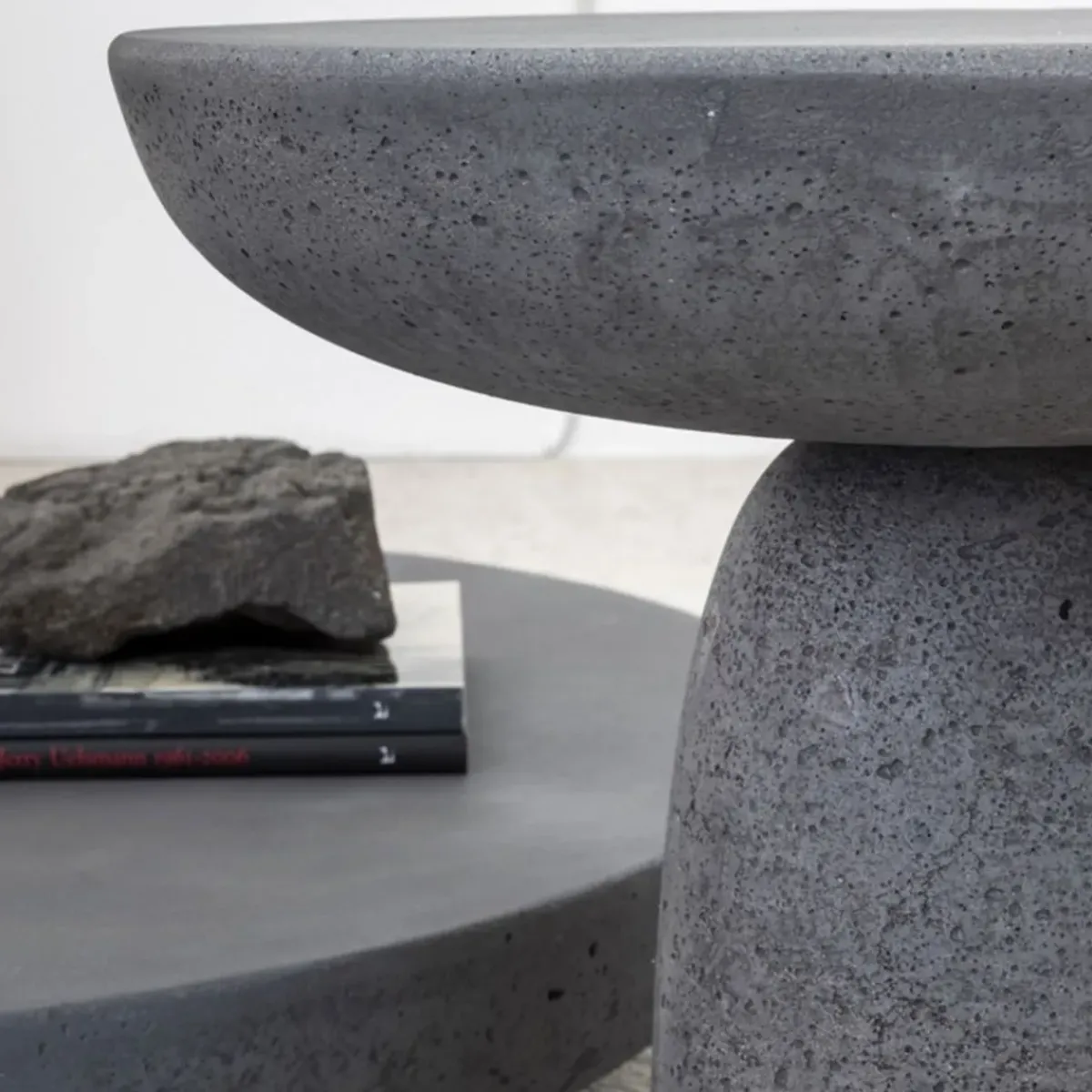 MOGG Table basse Olo - Ø 70 x h 33 cm - Anthracite > Tables Basses & D'appoint