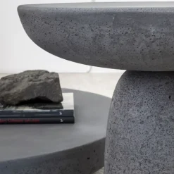 MOGG Table basse Olo - Ø 100 x h 15 cm - Anthracite > Tables Basses & D'appoint