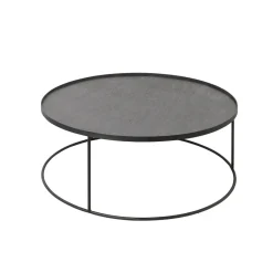 Ethnicraft Table basse pour Plateau rond en métal - Ø 93 cm > Tables Basses & D'appoint
