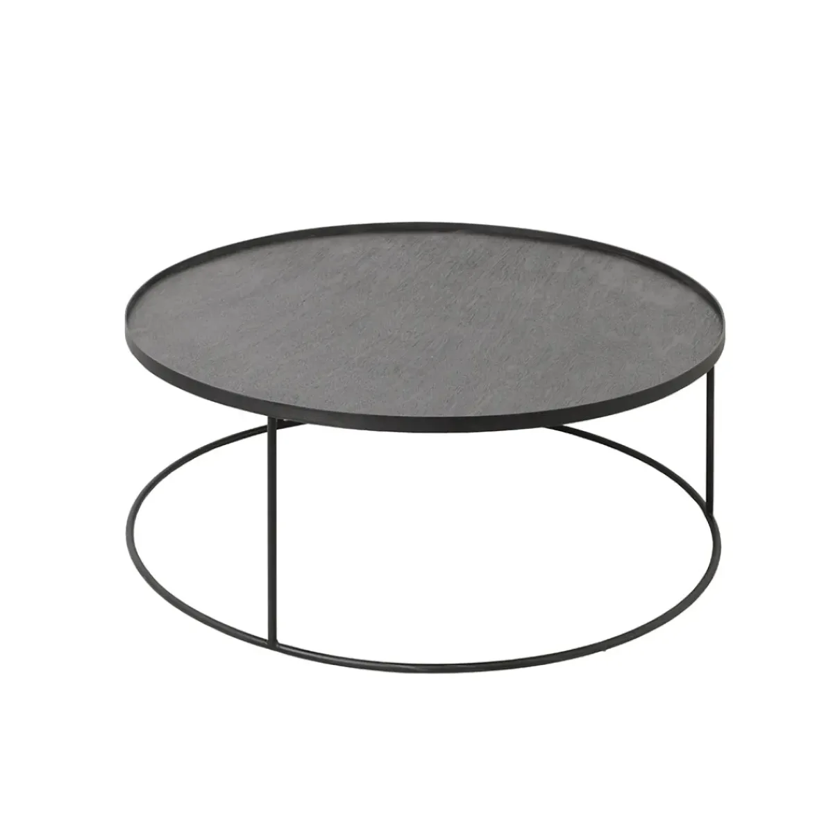 Ethnicraft Table basse pour Plateau rond en métal - Ø 93 cm > Tables Basses & D'appoint