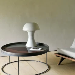 Ethnicraft Table basse pour Plateau rond en métal - Ø 93 cm > Tables Basses & D'appoint