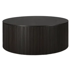 Ethnicraft Table basse ronde Roller Max en acajou - Marron > Tables Basses & D'appoint