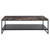 Ethnicraft Table basse stone en marbre - Marron > Tables Basses & D'appoint