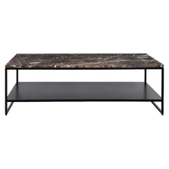 Ethnicraft Table basse stone en marbre - Marron > Tables Basses & D'appoint