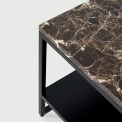 Ethnicraft Table basse stone en marbre - Marron > Tables Basses & D'appoint