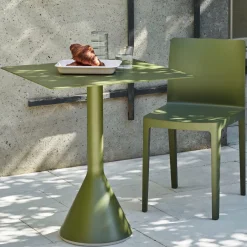 Hay Table Cone Palissade - l 65 x p 65 x h 74 cm - Olive > Tables D'extérieur