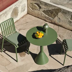 Hay Table Cone Palissade - Ø 90 x h 74 cm - Olive > Tables D'extérieur