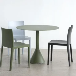 Hay Table Cone Palissade - Ø 90 x h 74 cm - Olive > Tables D'extérieur