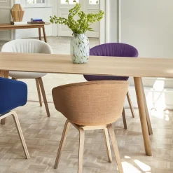 Hay Table CPH30 Chêne laqué mat u0026 Plateau Chêne - 250 x 90 x 74 cm > Fabriqué En Europe|Tables