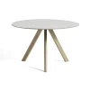 Hay Table CPH20 Ronde Chêne u0026 Linoleum - Crème > Tables|Tables À Manger