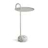 Hay Table d'appoint Bowler en acier et granit - Beige > Tables Basses & D'appoint