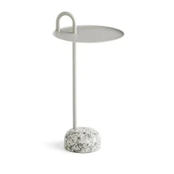 Hay Table d'appoint Bowler en acier et granit - Beige > Tables Basses & D'appoint