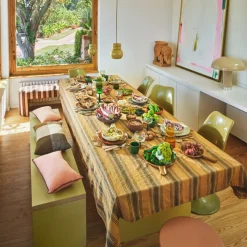 HK Living Table d'appoint en faïence - M - Pêche > Tables Basses & D'appoint