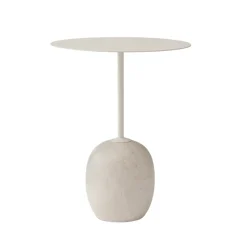 And Tradition Table d’appoint Lato LN8 - Blanc > Tables Basses & D'appoint