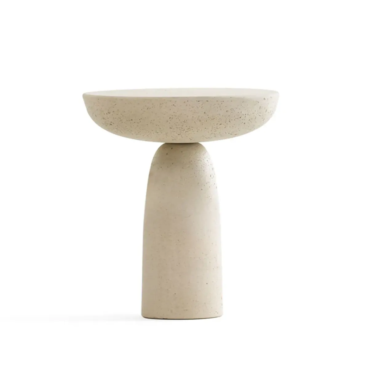 Mogg Table d'appoint Olo - Ø 50 x h 47 cm - Ivoire > Tables|Tables Basses & D'appoint