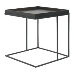 Ethnicraft Table d'appoint Square en métal - Noir > Tables Basses & D'appoint