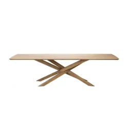 Ethnicraft Table Mikado en chêne - L 240 cm > Tables À Manger