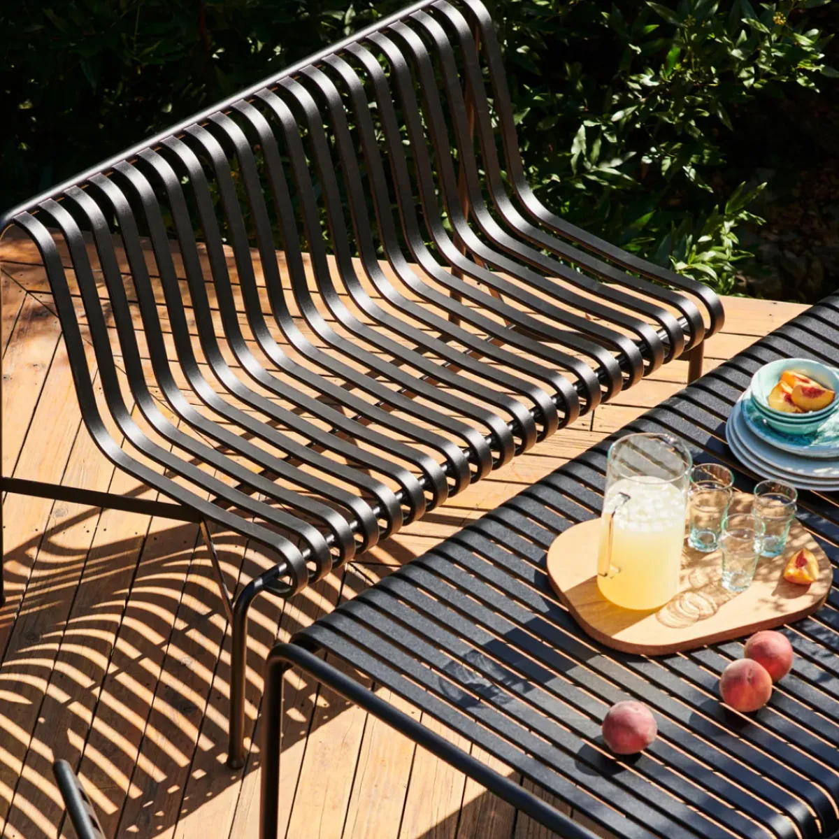 Hay Table Palissade - l 170 x p 90 x h 75 cm - Anthracite > Tables À Manger|Tables D'extérieur