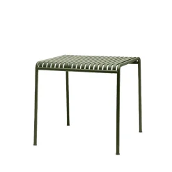 Hay Table Palissade - l 82,5 x p 90 x h 75 cm - Olive > Tables D'extérieur