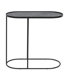 Ethnicraft Table à plateau Oblong en métal et bois - L 69 cm > Tables Basses & D'appoint