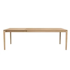 Ethnicraft Table à rallonge Bok en chêne - L 160/240 cm > Tables|Tables À Manger