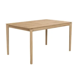 Ethnicraft Table à rallonge Bok en chêne - L 140/220 cm > Tables|Tables À Manger