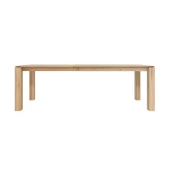 Ethnicraft Table à rallonge Slice en chêne - 160/240 cm > Tables À Manger