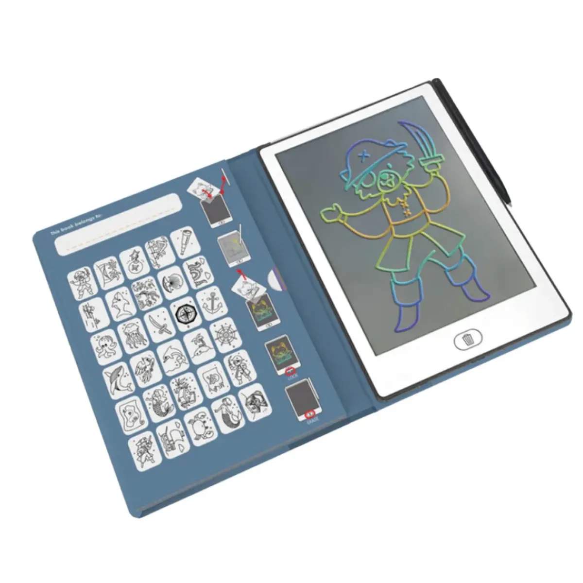 Sélectionné par Fleux Tablette à Dessin Kidydraw Océans et Pirates > Enfant Loisirs Enfants|Jeux Éducatifs