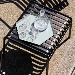 Hay Tabouret Palissade en acier poudré - Anthracite > Chaises