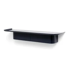 Hay Étagère murale Korpus - l 90 x p 25 x h 14 cm - Bleu nuit > Etagères