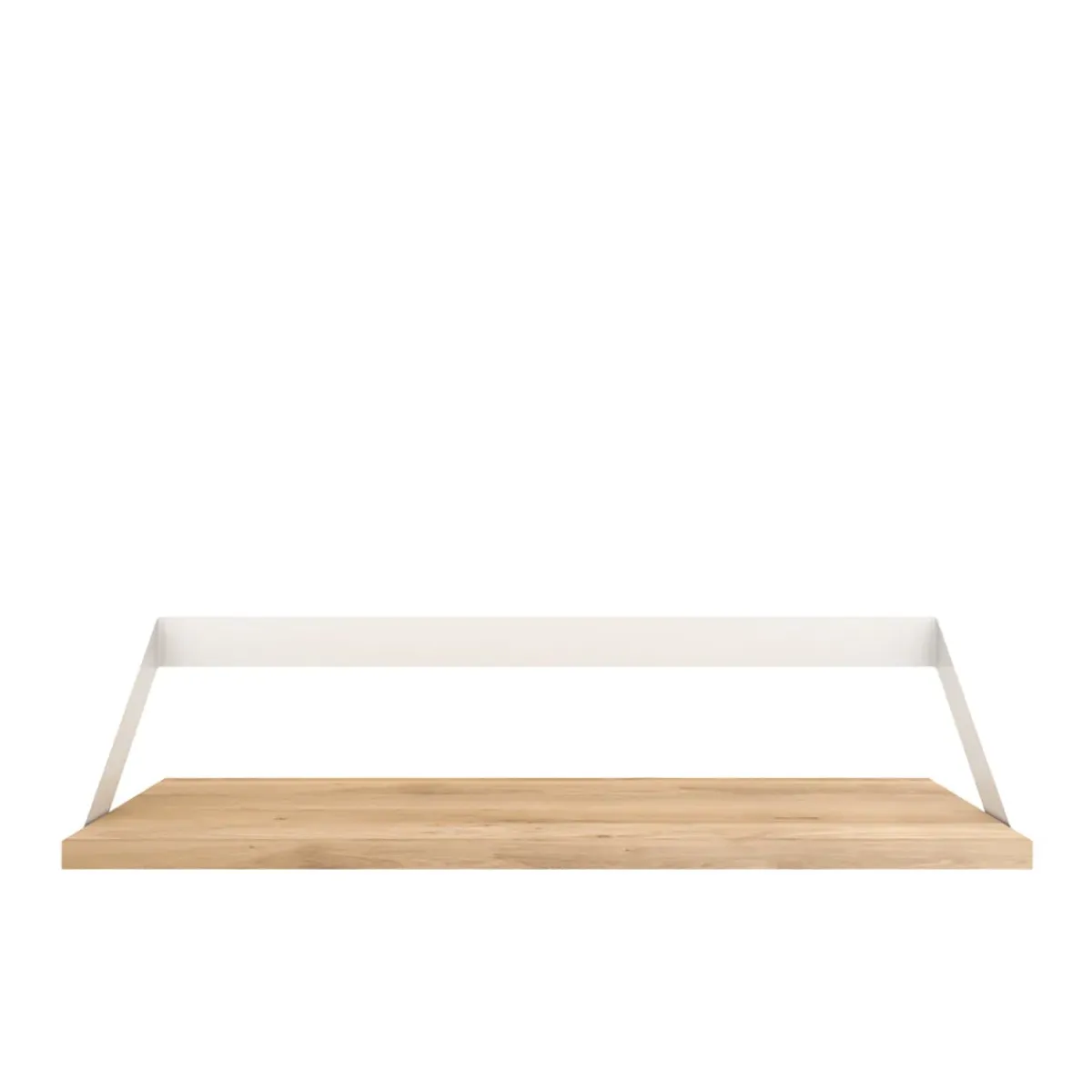 Ethnicraft Étagère Ribbon en chêne et métal blanc - L 70 cm > Etagères