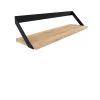 Ethnicraft Étagère Ribbon en chêne et métal noir - L 70 cm > Etagères