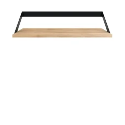 Ethnicraft Étagère Ribbon en chêne et métal noir - L 70 cm > Etagères
