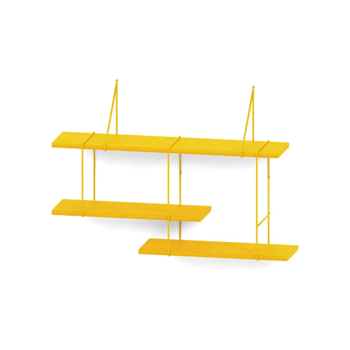 Studio Hausen Étagère Shrink - Jaune > Rangements|Etagères