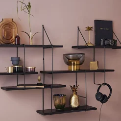 Studio Hausen Étagère Shrink - Noir > Rangements|Etagères