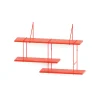 Studio Hausen Étagère Shrink - Rouge Homard > Rangements|Etagères