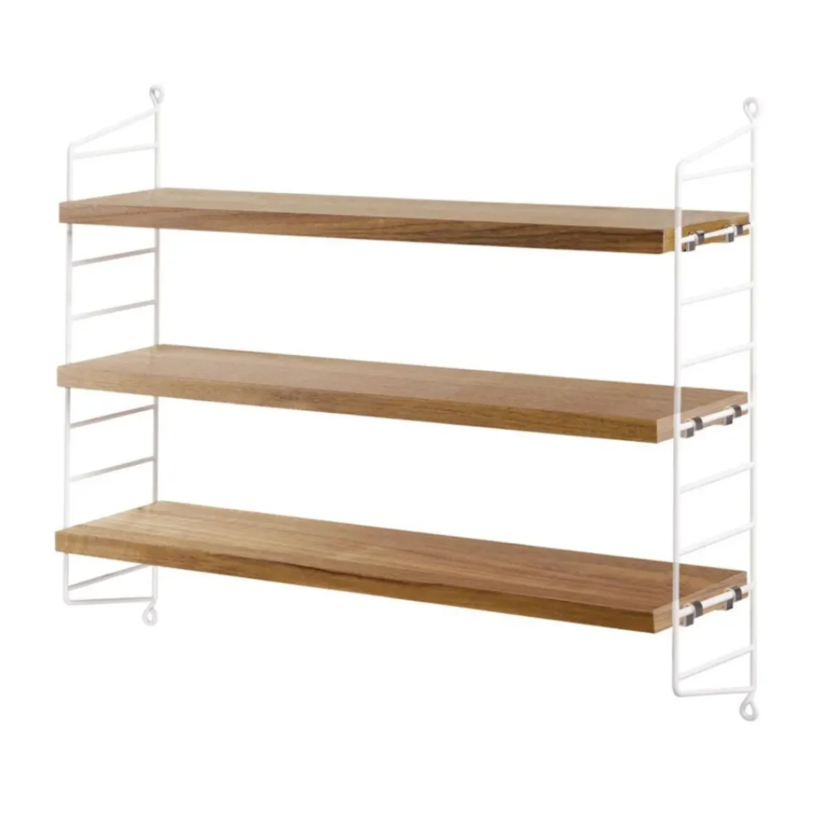 String Furniture Étagère String Pocket - Chêne u0026 Blanc > Rangements|Etagères