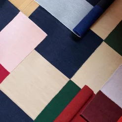 Hay Tapis Ethan Cook Flat Works - 170 x 240 cm - Carreaux Vert Pêche > Tapis