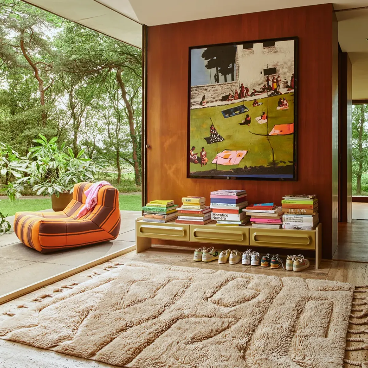 HK Living Tapis Limitless en laine - 140 x 200 cm > Tapis
