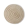 HK Living Tapis rond - Crème > Tapis