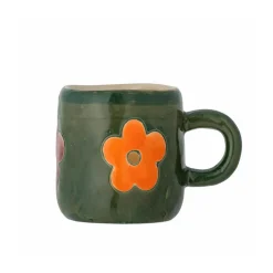 Bloomingville Tasse Addy en Grès - ? 5.5 cm x l 6.5 cm - Vert > Tasses & Mugs